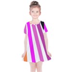 Colorful Multicolor Colorpop Flare Kids  Simple Cotton Dress