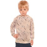 Lines Dots Pattern Abstract Art Kids  Hooded Pullover