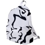 Black And White Swirl Background The Plain Backpack