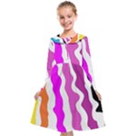 Warp Liquid Multicolor Kids Kids  Midi Sailor Dress