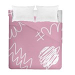 Elements Scribble Wiggly Lines Duvet Cover Double Side (Full/ Double Size)
