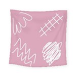 Elements Scribble Wiggly Lines Square Tapestry (Small)
