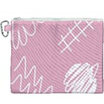 Elements Scribble Wiggly Lines Canvas Cosmetic Bag (XXXL)