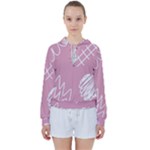 Elements Scribble Wiggly Lines Women s Tie Up Sweat