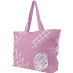 Elements Scribble Wiggly Lines Simple Shoulder Bag