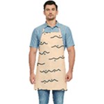 Lines Dots Pattern Abstract Kitchen Apron