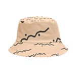 Lines Dots Pattern Abstract Inside Out Bucket Hat