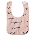 Lines Dots Pattern Abstract Baby Bib