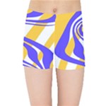 Print Pattern Warp Lines Kids  Sports Shorts