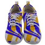 Print Pattern Warp Lines Mens Athletic Shoes