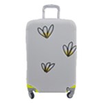 Pattern Leaves Daisies Print Luggage Cover (Small)