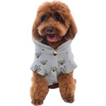 Pattern Leaves Daisies Print Dog Coat