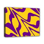 Waves Pattern Lines Wiggly Canvas 10  x 8  (Stretched)