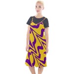 Waves Pattern Lines Wiggly Camis Fishtail Dress