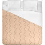 Lines Pattern Wiggly Minimal Print Duvet Cover (King Size)