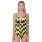 Swirl Pattern Abstract Marble Camisole Leotard 