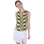 Swirl Pattern Abstract Marble Women s Sleeveless Sports Top