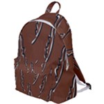 Feather Leaf Pattern Print The Plain Backpack