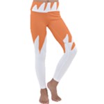 Orange Background Halloween Kids  Lightweight Velour Classic Yoga Leggings