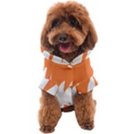 Orange Background Halloween Dog Coat