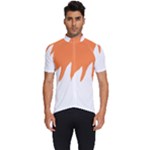 Orange Background Halloween Men s Short Sleeve Cycling Jersey