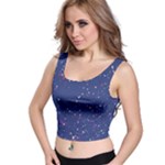 Texture Grunge Speckles Dots Crop Top