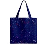 Texture Grunge Speckles Dots Zipper Grocery Tote Bag