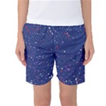 Texture Grunge Speckles Dots Women s Basketball Shorts