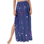 Texture Grunge Speckles Dots Maxi Chiffon Tie-Up Sarong