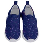 Texture Grunge Speckles Dots Kids  Velcro No Lace Shoes