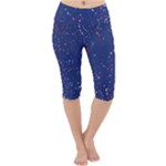 Texture Grunge Speckles Dots Lightweight Velour Cropped Yoga Leggings