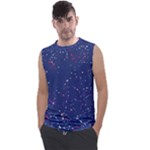 Texture Grunge Speckles Dots Men s Regular Tank Top