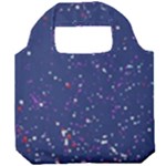 Texture Grunge Speckles Dots Foldable Grocery Recycle Bag