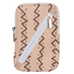 Print Pattern Minimal Tribal Belt Pouch Bag (Large)