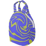 Blue Green Abstract Travel Backpack