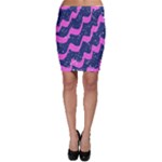 Texture Watercolour Liquify Bodycon Skirt