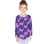 Texture Watercolour Liquify Kids  Long Sleeve T-Shirt