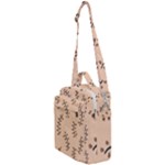 Leaves Plants Dots Pattern Crossbody Day Bag