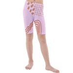 Elements Scribbles Wiggly Lines Retro Vintage Kids  Mid Length Swim Shorts