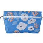 Doodle Flowers Leaves Plant Design Handbag Organizer