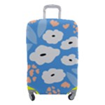 Doodle Flowers Leaves Plant Design Luggage Cover (Small)