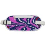 Texture Multicolour Grunge Rounded Waist Pouch