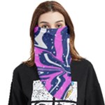 Texture Multicolour Grunge Face Covering Bandana (Triangle)