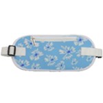 Flowers Pattern Print Floral Cute Rounded Waist Pouch