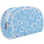 Flowers Pattern Print Floral Cute Make Up Case (Large)