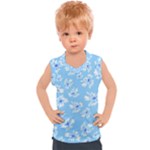 Flowers Pattern Print Floral Cute Kids  Sport Tank Top