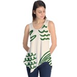 Elements Scribbles Wiggly Lines Sleeveless Tunic
