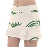 Elements Scribbles Wiggly Lines Classic Tennis Skirt