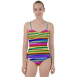 Print Ink Colorful Background Sweetheart Tankini Set