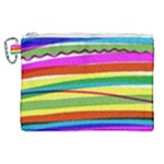 Print Ink Colorful Background Canvas Cosmetic Bag (XL)
